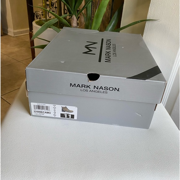 Mark Nason ithica camo leather lace-up boots 11 - Picture 7 of 15